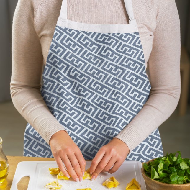 Tablier Intersecter le Motif Alphabet E (apron)