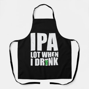 Tablier Ipa Lot Quand Je Bois De La Bière Jour de la Saint