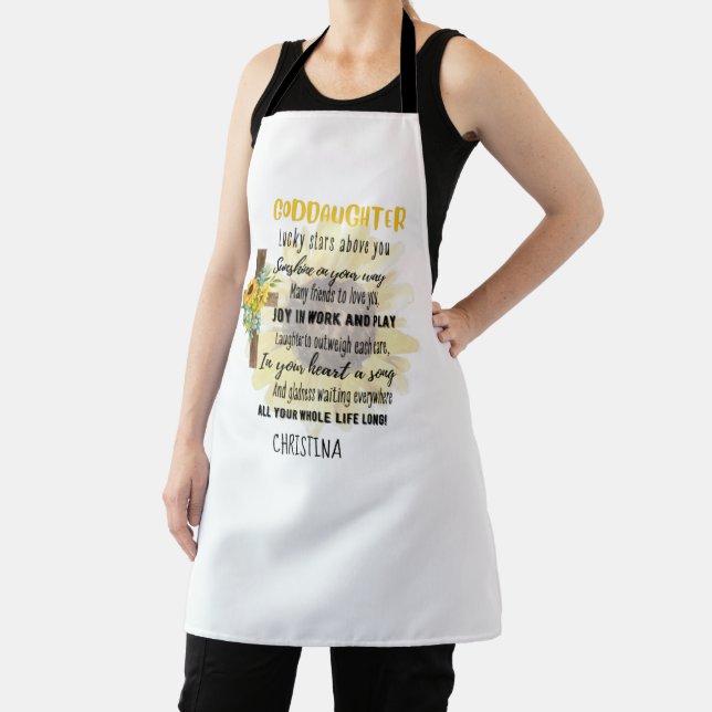 Tablier Irish Blessing For GODDAUGHTER - Cadeau Personnali (Insitu)