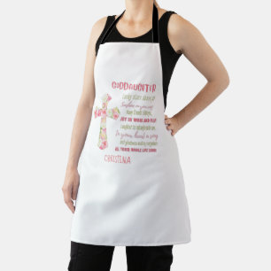 Tablier Irish Blessing For GODDAUGHTER - Cadeau Personnali