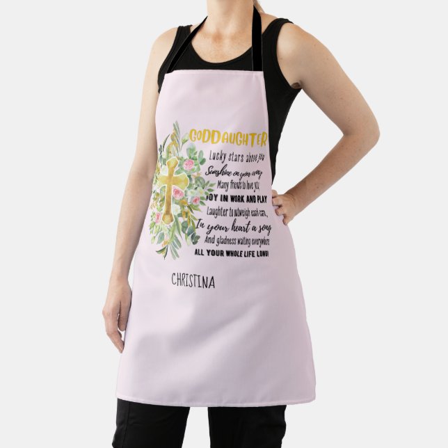 Tablier Irish Blessing For GODDAUGHTER - Cadeau Personnali (Insitu)