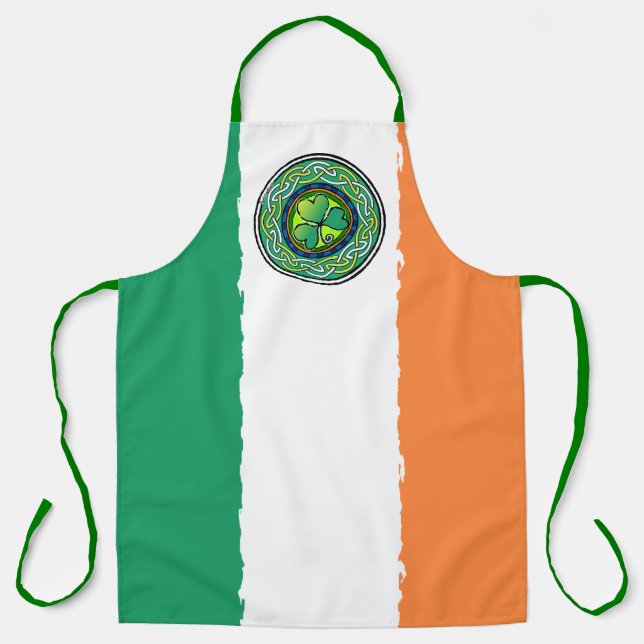 Tablier Irish shamrock (Recto)