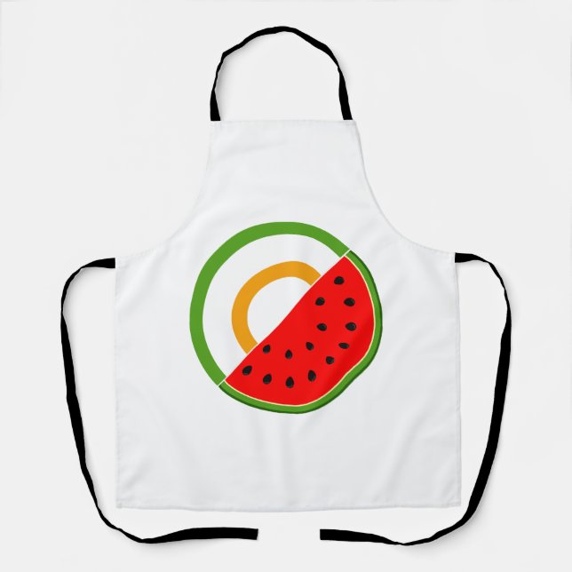 Tablier IRLANDE AVEC PALESTINE - Watermelon (Recto)