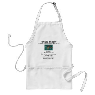 Tablier "Iron Blue Dun Wet Fly Cruel Truite" Apron