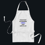 Tablier israeli mom, awesome adult apron<br><div class="desc">israeli mom</div>