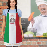 Tablier Italie tablier, Italia, Italien Drapeau Cuisine Ch<br><div class="desc">Aprons (Chefs) : Italie patriotique,  nom et goût personnalisés de la maison,  tablier de cuisine branché avec drapeau italien,  emblème - aimer mon pays,  foodie,  patriotes / fan de sports</div>