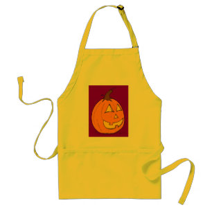 Tablier Jack o' Lantern Purple Apron