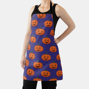 Tablier Jack-O'Lantern Citrouille Motif d'Halloween