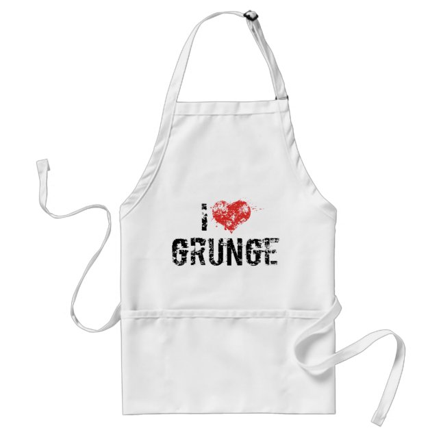 Tablier J'adore Grunge (Devant)