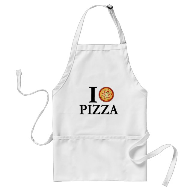 Tablier J'adore la pizza (Devant)