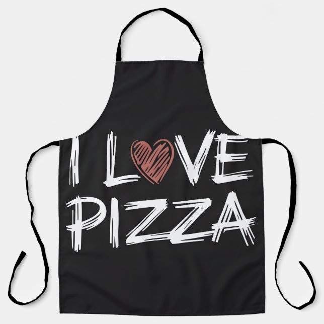 Tablier J'adore la pizza (Recto)