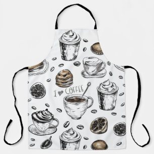 Tablier J'adore le Café - Cadeau Mignon pour Baris
