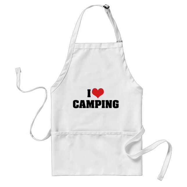 Tablier J'adore le camping (Devant)