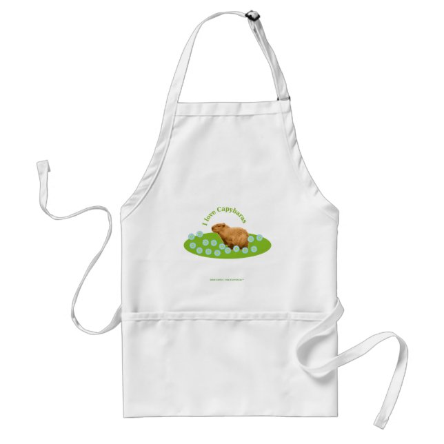 Tablier J'adore les capybaras (Devant)