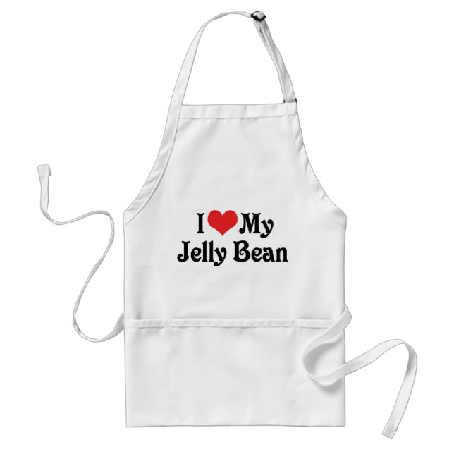 Tablier J'adore mon Jelly Bean (Devant)