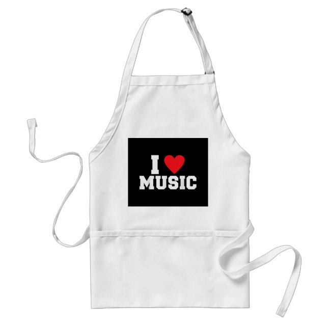 Tablier J'adore Music Lover (Devant)