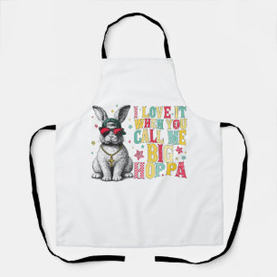 Tablier J'adore quand tu m'appelles Grand Hoppa Bunny Pâqu