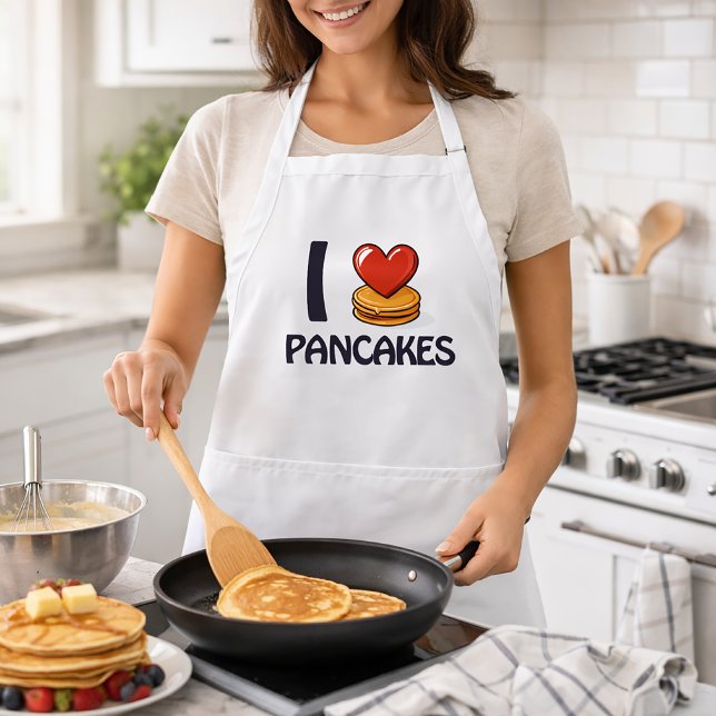 Tablier J'adore T-shirt Pancakes (Créateur téléchargé)