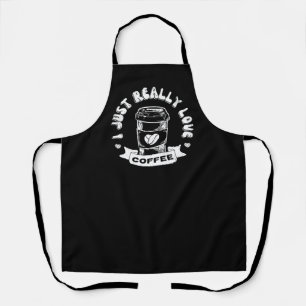Tablier J'adore vraiment le café