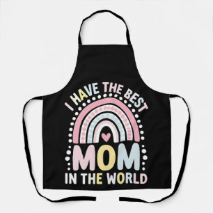 Tablier J'ai la meilleure maman du monde Boho Rainbow