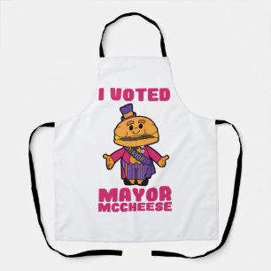 Tablier J'ai voté Maire Mccheese
