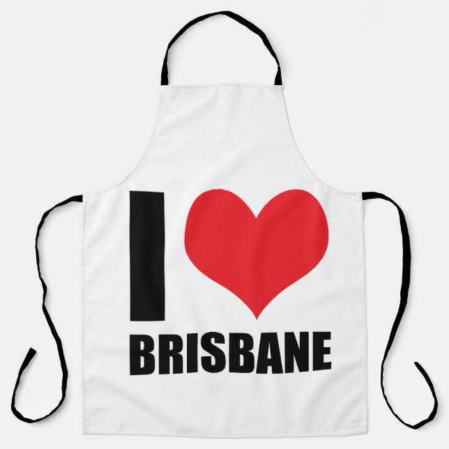 Tablier J'aime Brisbane (Recto)