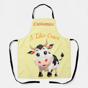 Tablier J'Aime Cows Art Thunder_Cove