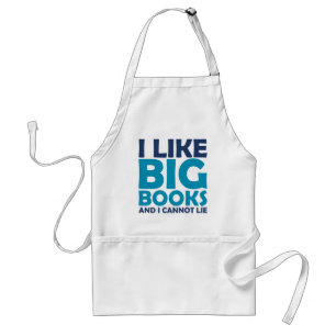 Tablier J'aime de grands livres et je ne peux pas me