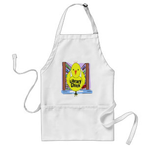 Tablier J'aime des poussins de bibliothèque