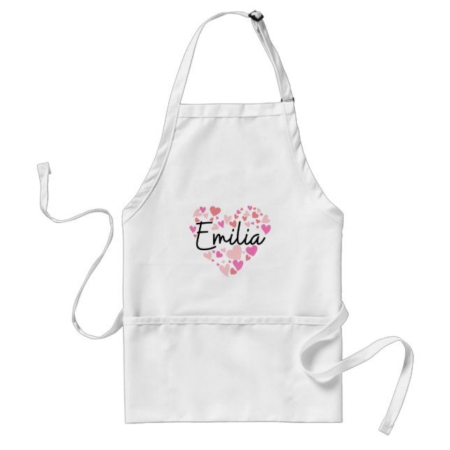 Tablier J'aime Emilia (Devant)