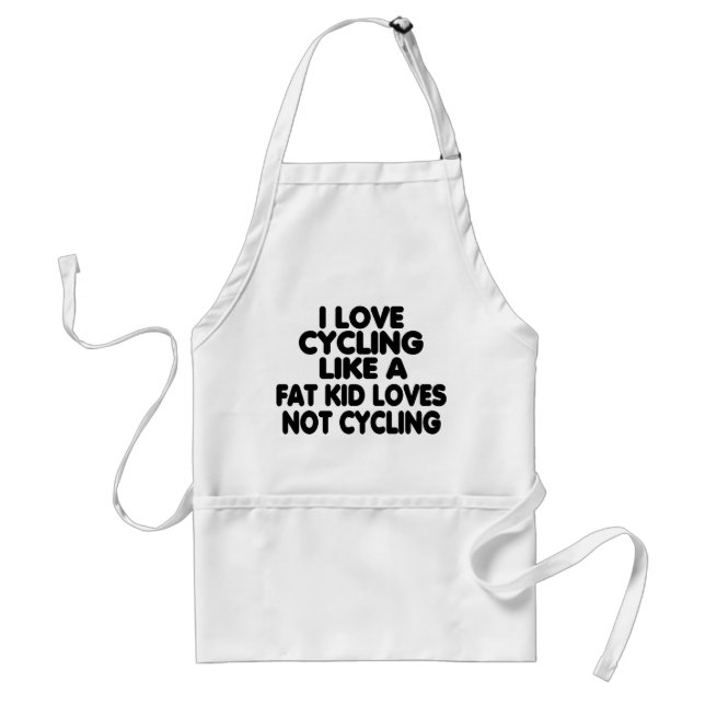 Tablier J'aime faire un cycle (Devant)