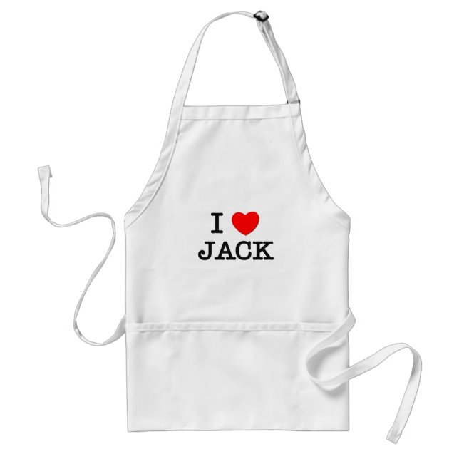 Tablier J'aime Jack (Devant)