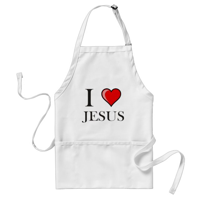 Tablier J'aime Jésus (Devant)