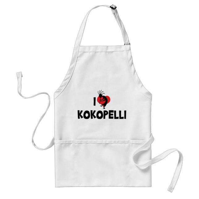Tablier J'aime Kokopelli (Devant)
