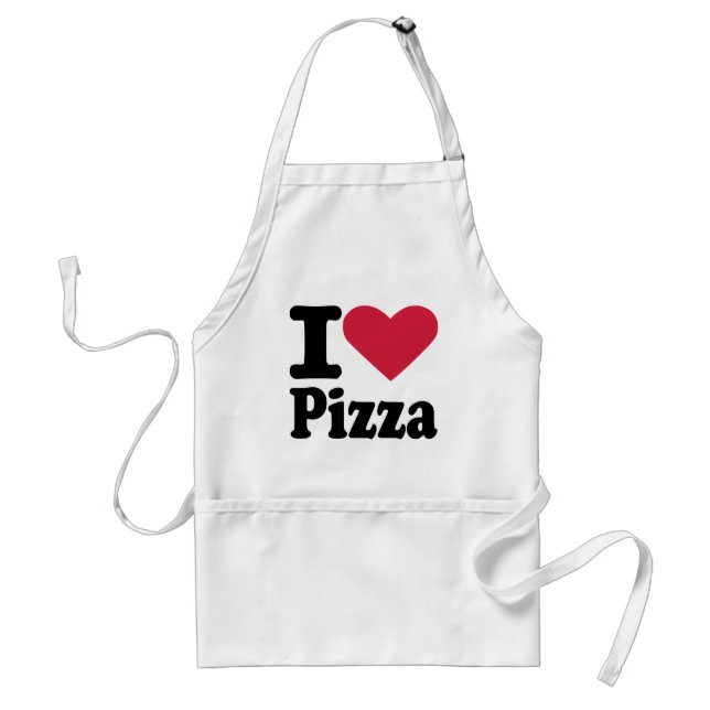 Tablier J'aime la pizza (Devant)