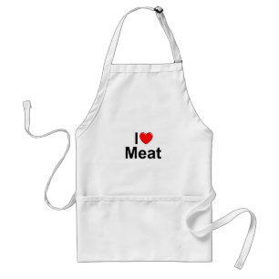 Tablier J'aime la viande (de coeur)