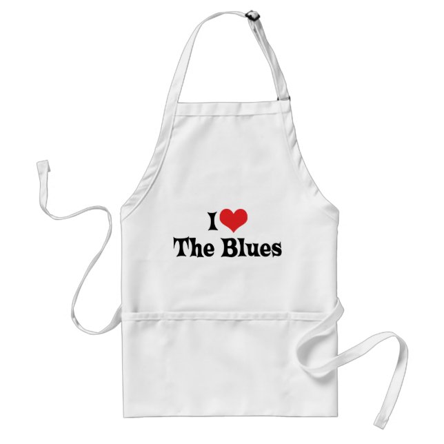 Tablier J'aime le Blues (Devant)