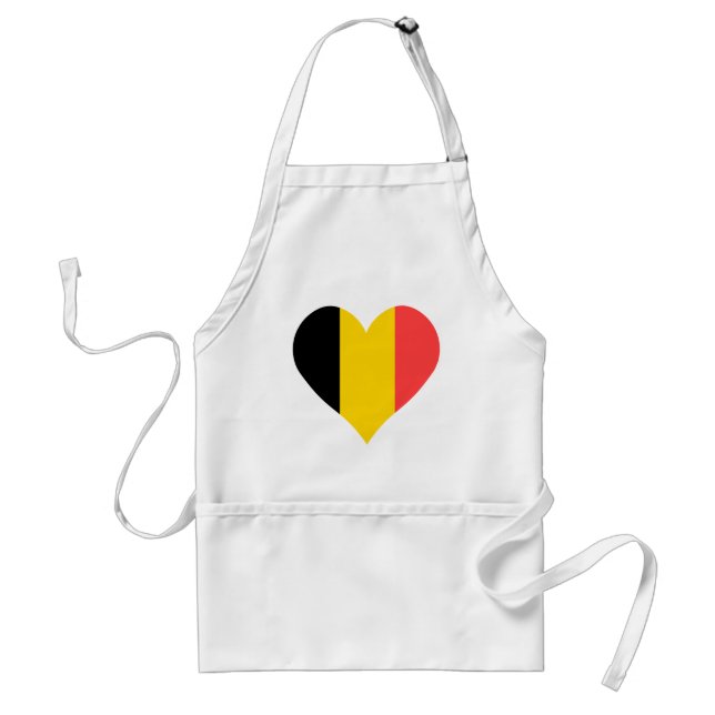 Tablier J'aime le coeur de la Belgique (Devant)