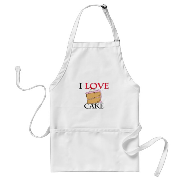 Tablier J'aime le gâteau (Devant)