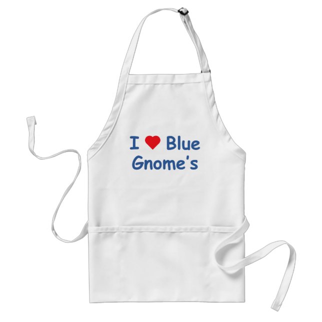 Tablier J'aime le gnome (Devant)