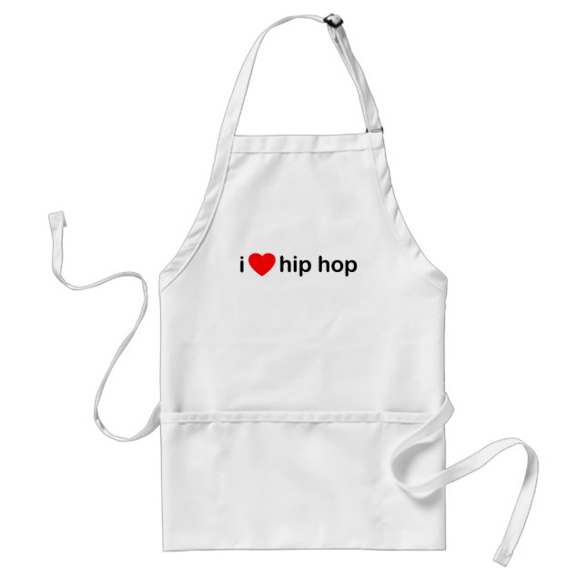 Tablier J'aime le hip hop (Devant)