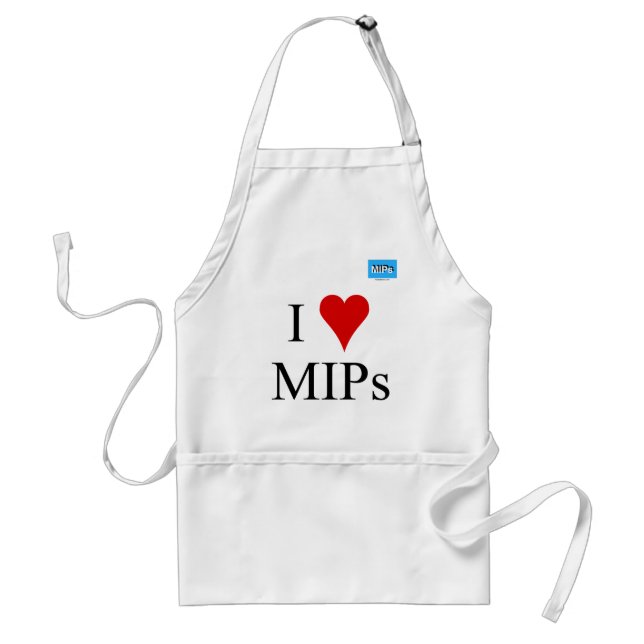 Tablier J'aime les MIPs apron (Devant)