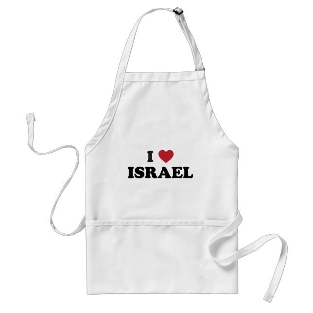 Tablier J'aime l'Israël (Devant)