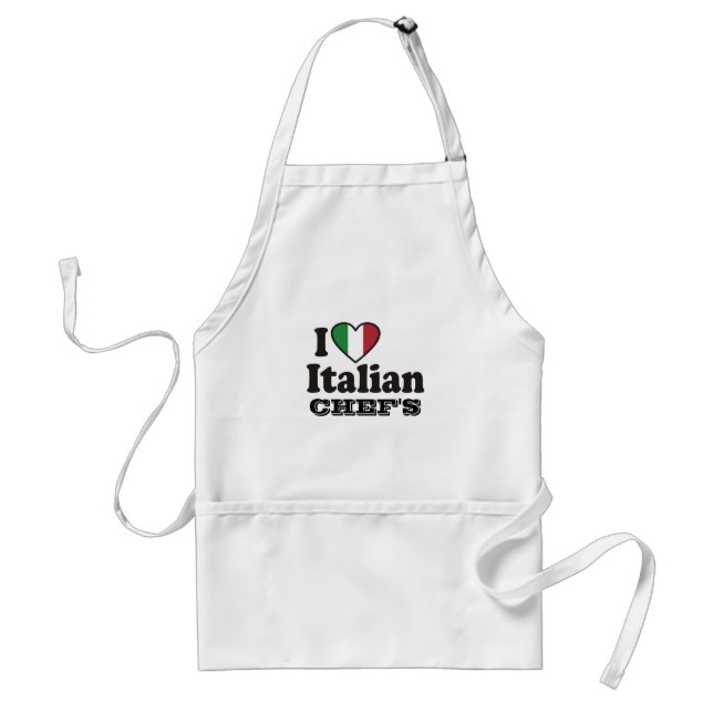 Tablier J'aime l'italien, CHEF (Devant)
