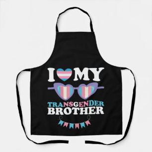 Tablier J'aime ma famille de frère transgenre Trans LGBTQ