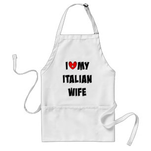 Tablier J'aime ma femme italienne