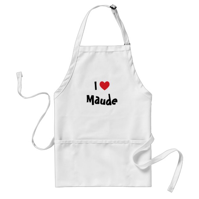 Tablier J'aime Maude (Devant)
