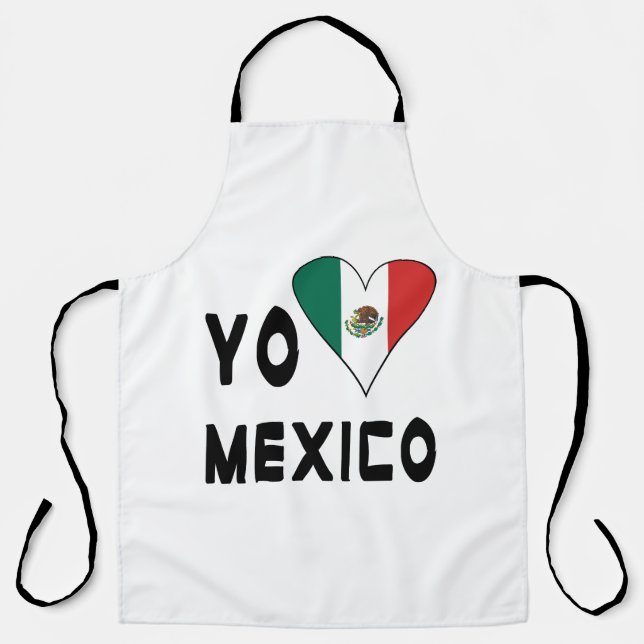 Tablier J'Aime Mexique (Recto)