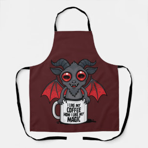 Tablier J'aime mon café comme j'aime ma magie