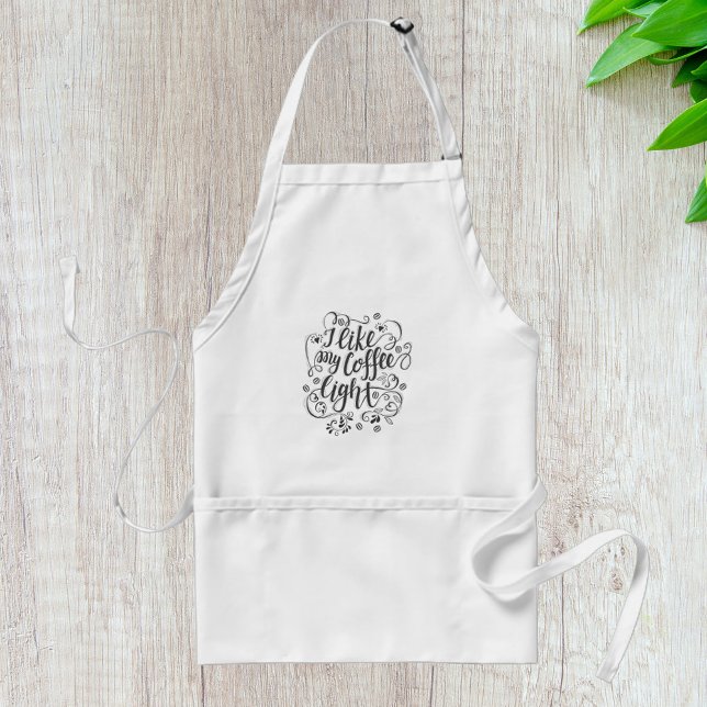Tablier J'aime mon café léger (Créateur téléchargé)